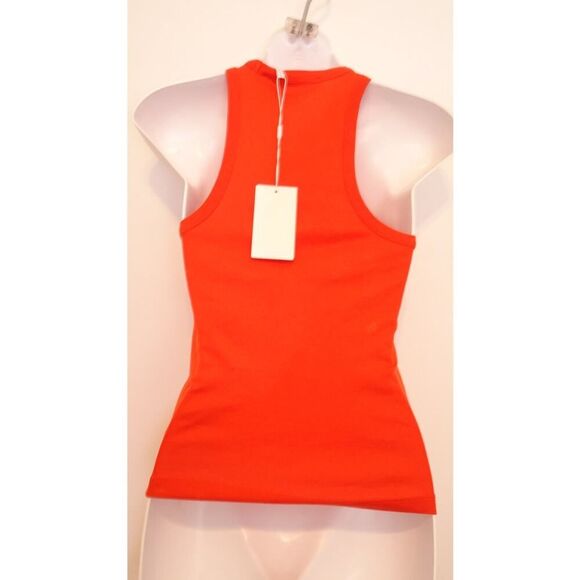 Helmut Lang Women's RED Life Guard Tank Top Sz XXS NWT 150 Fiery Red - Picture 5 of 9